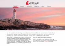 Landmark Analytics - Home Page | Desktop